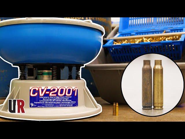 Case Cleaning with Dillon's Vibratory Cleaner & Media Separator (CV-2001 and CM-2000) in BULK!