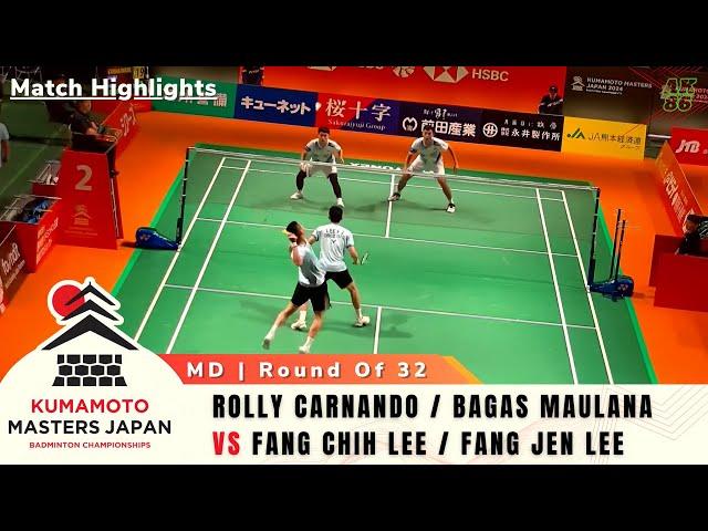 R32 - Japan Masters 2024 | Carnando/Maulana (INA) vs Lee/Lee (TPE)