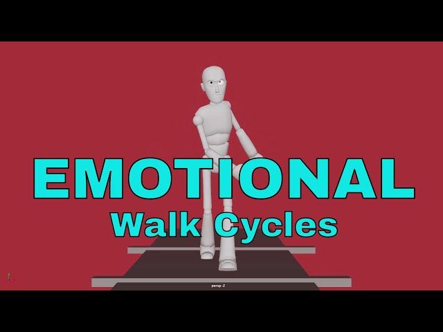 3D EMOTIVE Walk Cycle ANIMATIONS - Callum Highfield