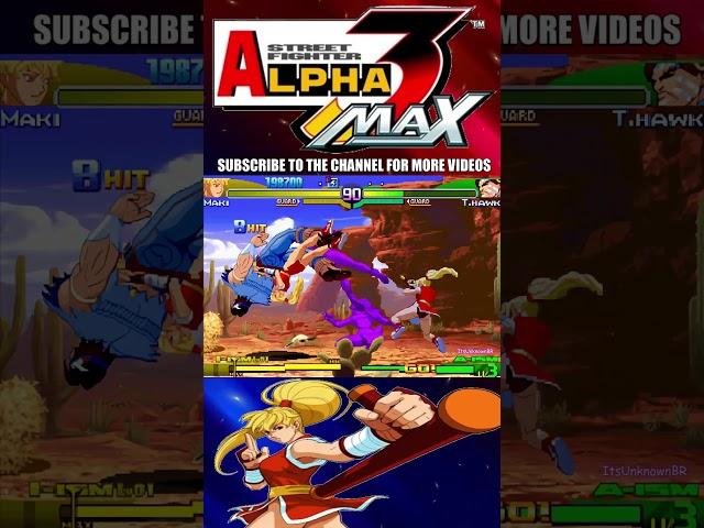Combos de Maki in Street Fighter Alpha 3 Max