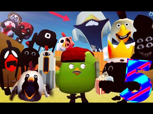 Призыв Всех Мифов в Chicken Gun!!! (Часть 5) 5 Дней Выживания Хардкор со Всеми Мифами в Chicken gun!