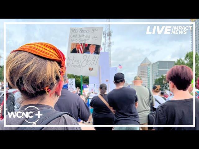 Large turnout seen for 'No Kings' protest in Charlotte