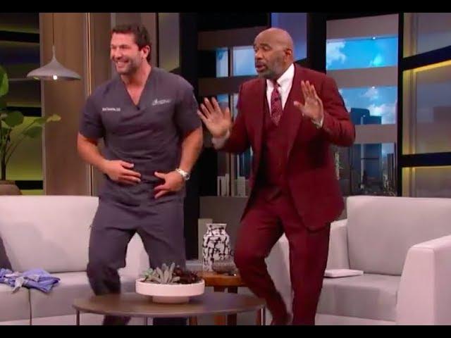 Dr. C interview with Steve Harvey - Viral Dentist visits with Steve