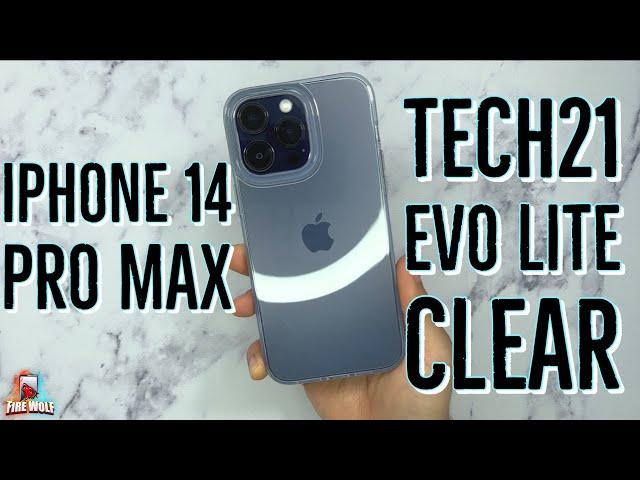 iPhone 14 Pro Max : Tech21 Evo Lite Clear Case