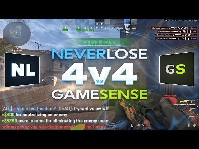 neverlose vs gаmеsеnsе *BETA* | 4 vs 4 PREMIER HvH