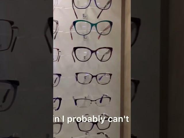 Shopping for designer glasses