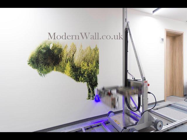 Direct on wall printing-London university