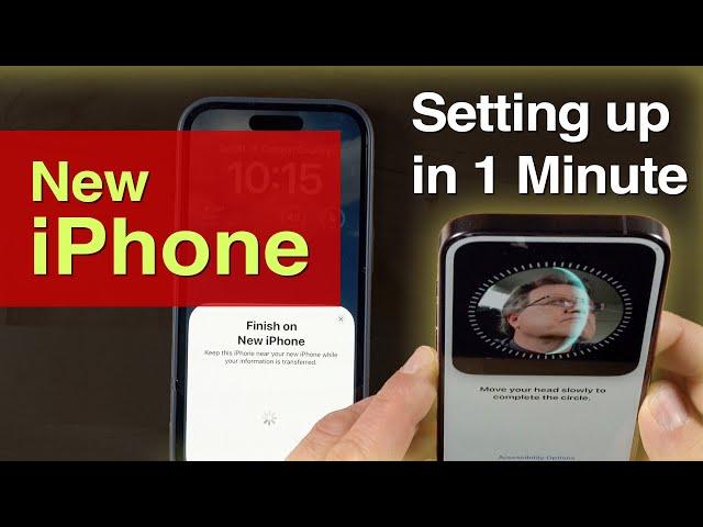 Setting up a new iPhone