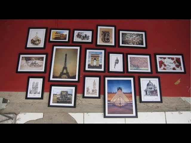 Bộ khung tranh treo tường đậm phong cách gu thẩm mỹ - Siêu thị tranh AmiA