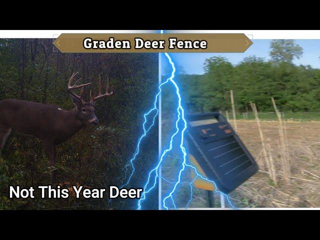 Installing a Deer Fence for the Garden