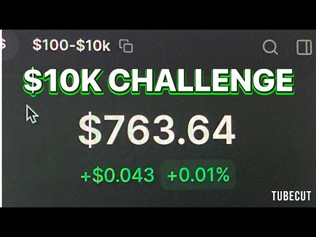 $100 TO $10K SOLANA MEME COIN TRADING CHALLENGE