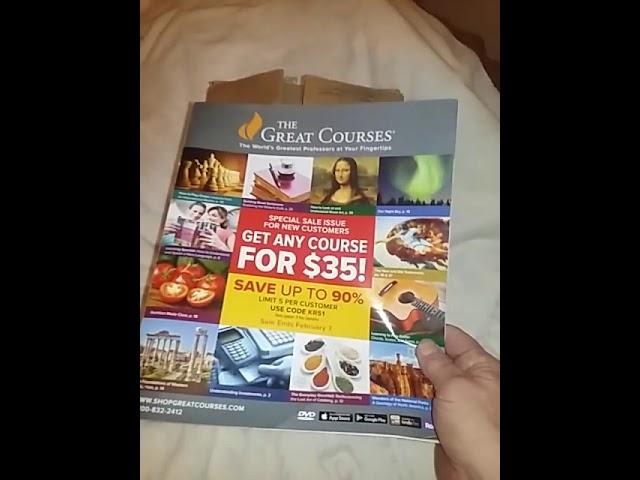 The Great Courses:what a deal !