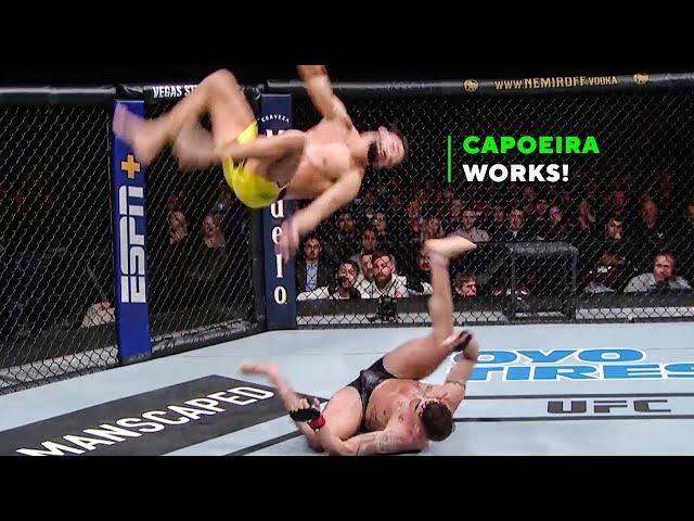 Crazy Capoeira Master Setting the UFC on Fire - Michel Pereira