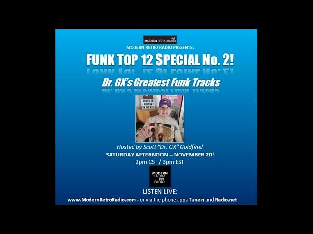 FUNKNSTUFF Special: DR GX's 12 All-Time Greatest Funk Tracks, Round 2