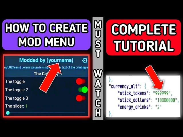 How to Create Mod Menu[Complete Tutorial] - 2024