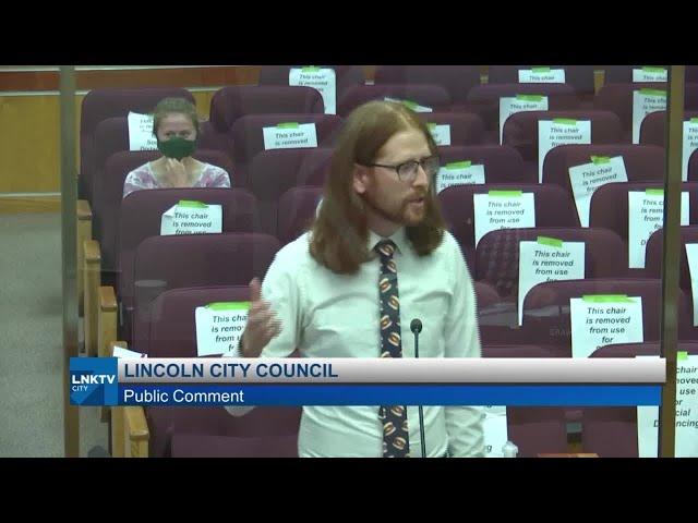 Lincoln man goes viral with city council speech