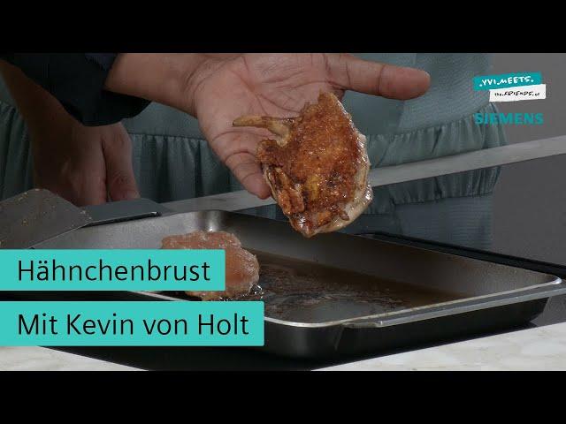 Knusprige Hähnchenbrust auf der Teppanyaki-Platte von Siemens | Yvi meets Kevin von Holt