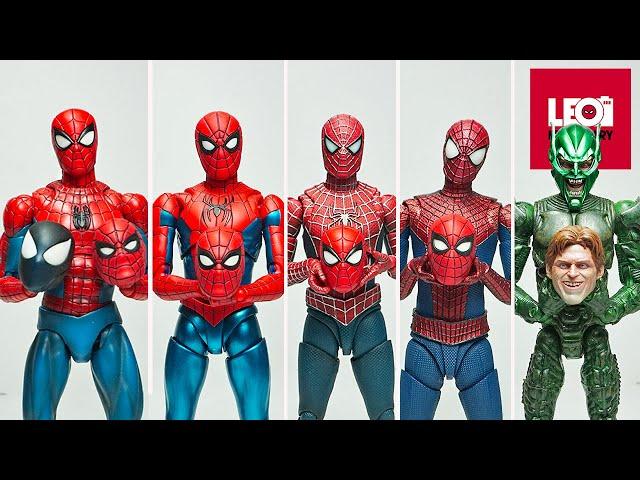 EVERY CUSTOM Figure 2: Best Spider-man HEADS in STOP-MOTION REVIEWS!