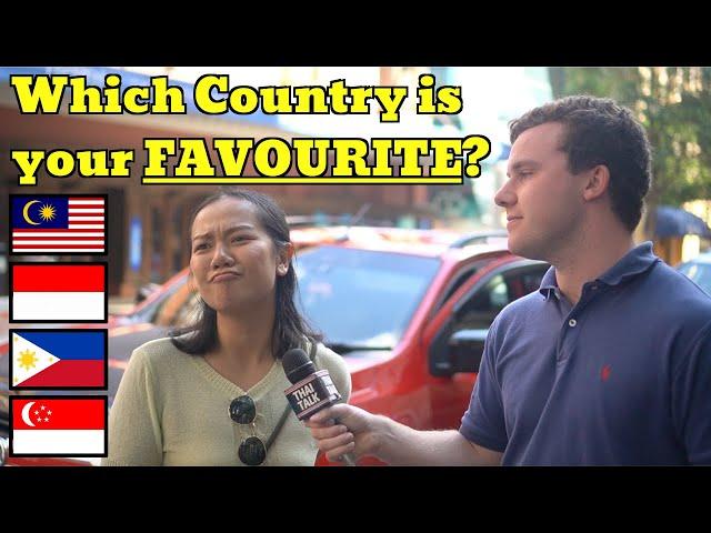 Thai people's FAVOURITE country in South East Asia?