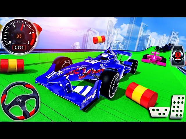 Mega Ramp Formula Car Mercedes FW Simulator - GT Car Stunt Impossible Racing - Android GamePlay