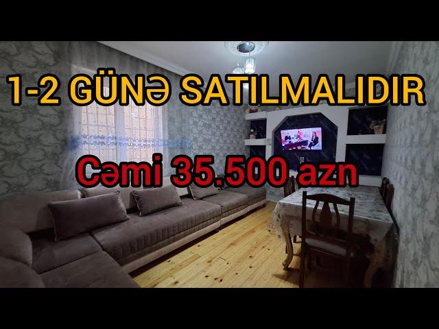 ŞANS 1 DƏFƏ OLUR️CƏMİ 35.500 AZN-Ə 60 KVADRAT TƏMİRLİ EV️                       #mulkevalqısatqısı