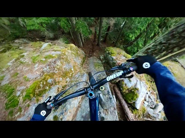 Jumping into a Gnarly Iconic Feature in Whistler