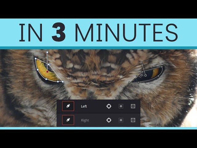 DaVinci Resolve Power Windows and Tracking in 3 Minutes