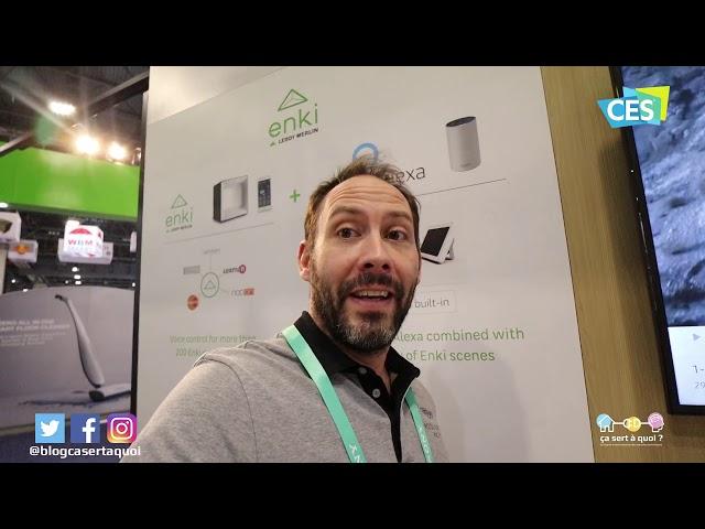 CES2020 - Enki la domotique par Leroy Merlin