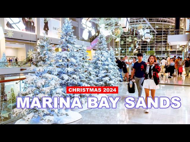 Marina Bay Sands Christmas 2024 | Singapore Christmas 2024 | CHANEL Christmas 