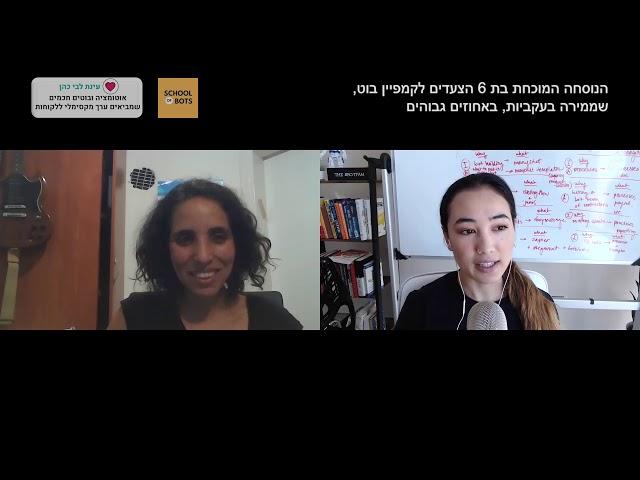 עינת לבי כהן מראיינת את נטשה, מייסדת אחת מסוכנויות הבוטים הטובות בעולם