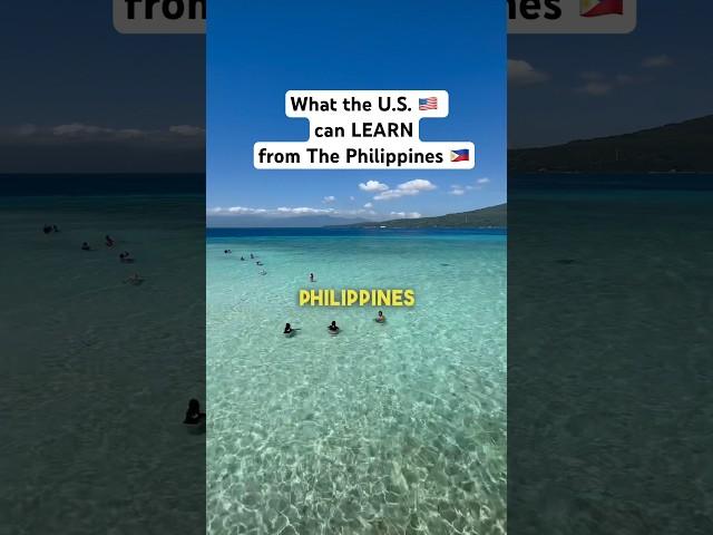 What the U.S. can learn from the Philippines! #travel #philippines #usa #filipino