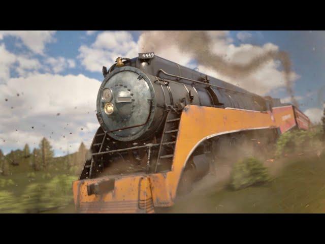 SP Daylight 4449 Train Crash Animation Short Film