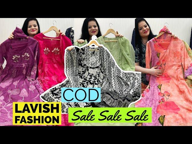 Lavish Fashion Brings You Big Value Sale on its Cotton & Party Wear Suits, Jump Suits & Shirts. COD