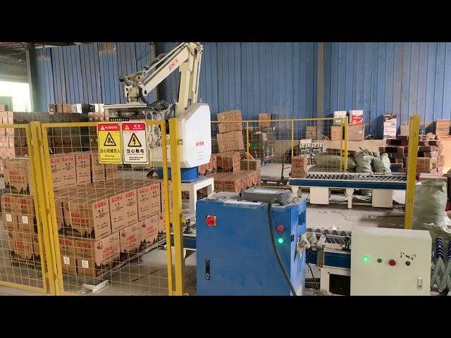 Automatic baling machine and palletizing machine | stacking machine stacking robot | box palletizer