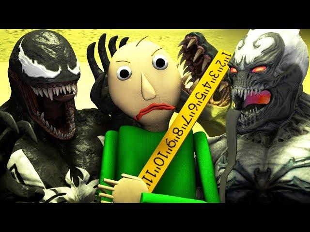 BALDI REMASTERED vs VENOM – THE MOVIE (3D HORROR GAME ANIMATION CARTOON)