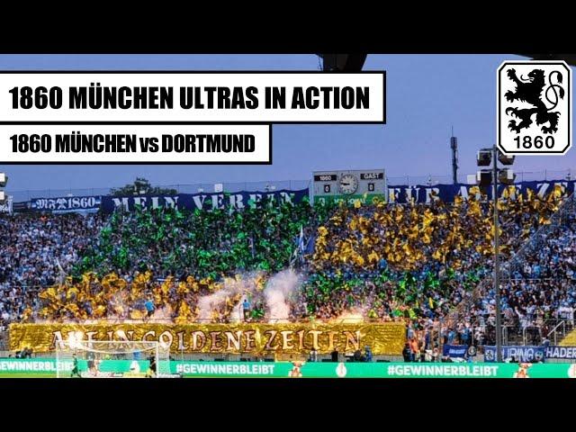 Full Action Ultras TSV 1860 München - DFB Pokal || 1860 München vs Dortmund (30.07.2022)