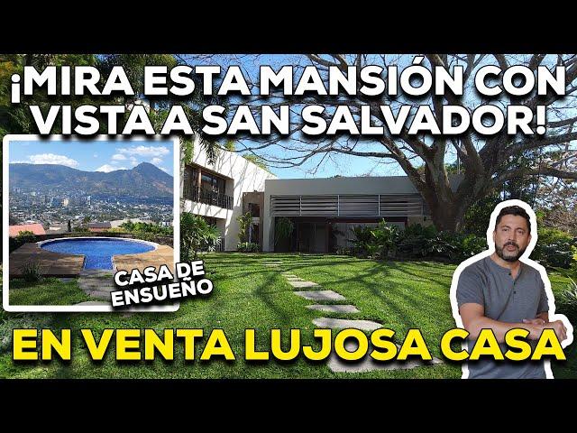 INCREIBLE MANSION EN VENTA EN EL SALVADOR, VISTA ESPECTACULAR A SAN SALVADOR Y VOLCAN PRECIO: $1.3