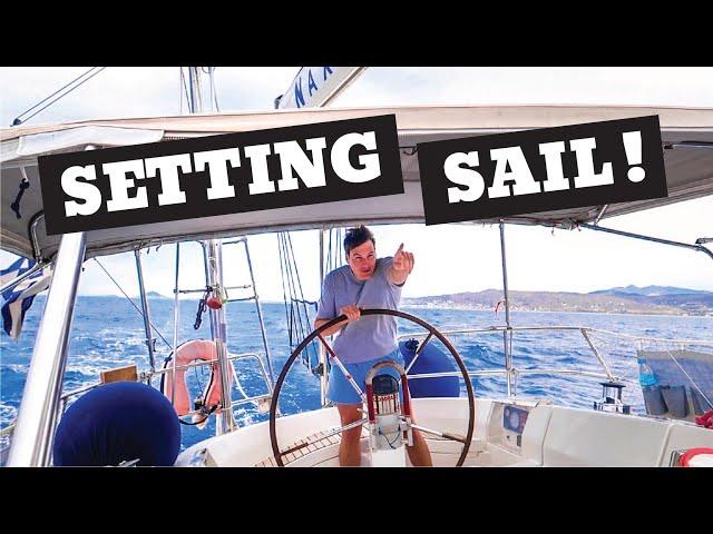 Sailing Around Greek Island of Naxos | Exploring a Cave!