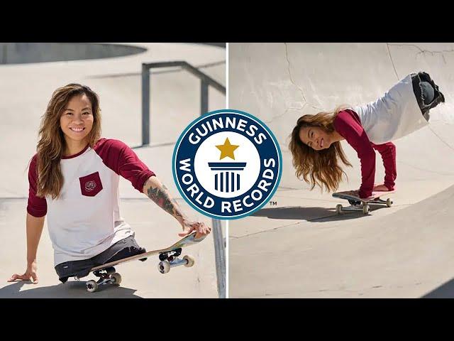 Kanya broke an amazing skating record! | Guinness World Records