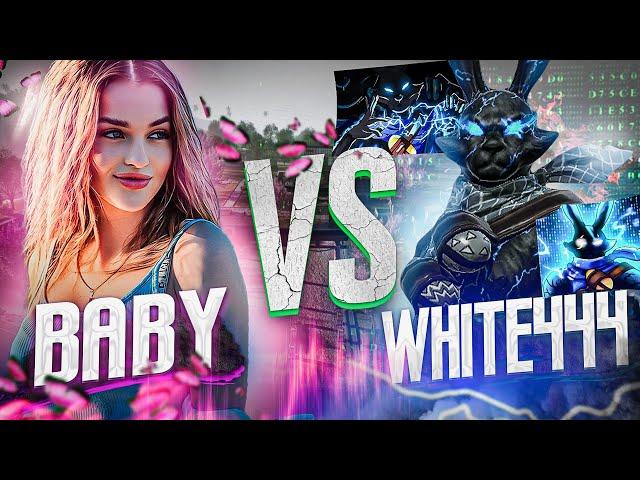 BABY VS @WHITE444YT I WON ME WITH A FIST?