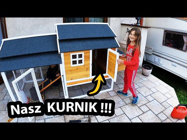 Montuję Kurnik dla KUR ... i czyszczę Kanapę odkurzaczem Piorącym (Vlog #542)