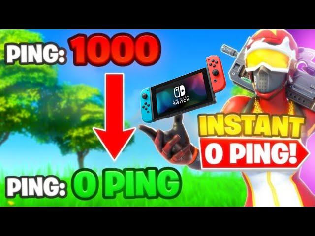 How to Get LOW Ping on Fortnite Nintendo Switch! (UPDATED)