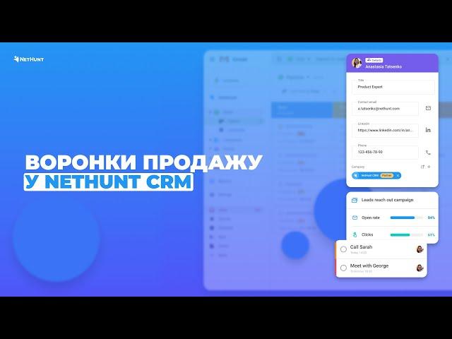 Воронки продажу у NetHunt CRM