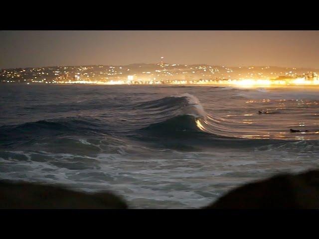 Night Surfing - Mission Beach, San Diego