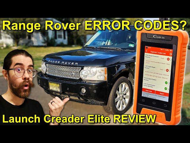 SO MANY Error Codes in my Range Rover! - Launch Creader Elite Scan Tool REVIEW