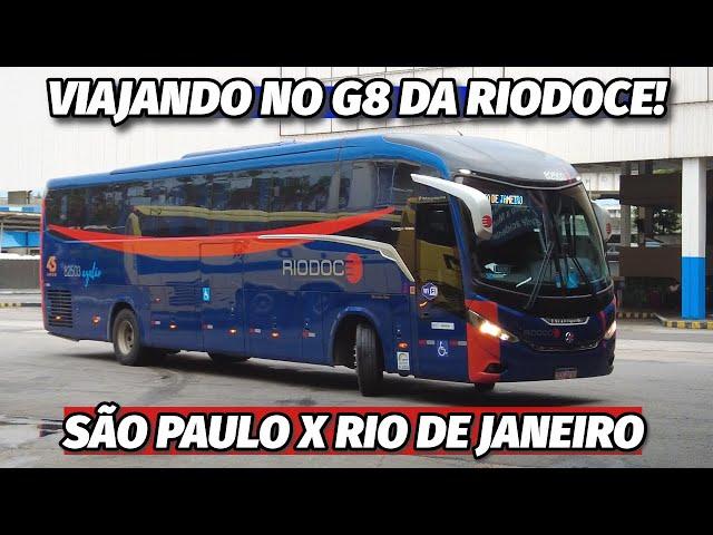 VIAJANDO com a NOVA FROTA da RIODOCE! SÃO PAULO X RIO DE JANEIRO | VIAGGIO G8 1050