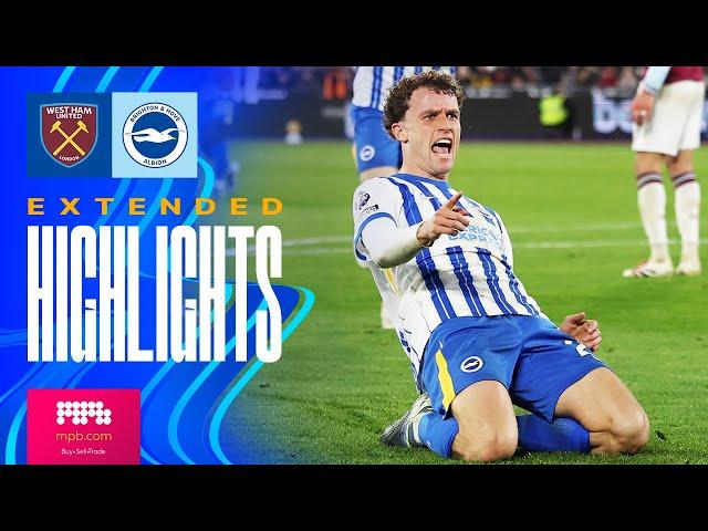 EXTENDED HIGHLIGHTS | West Ham v Brighton | Premier League