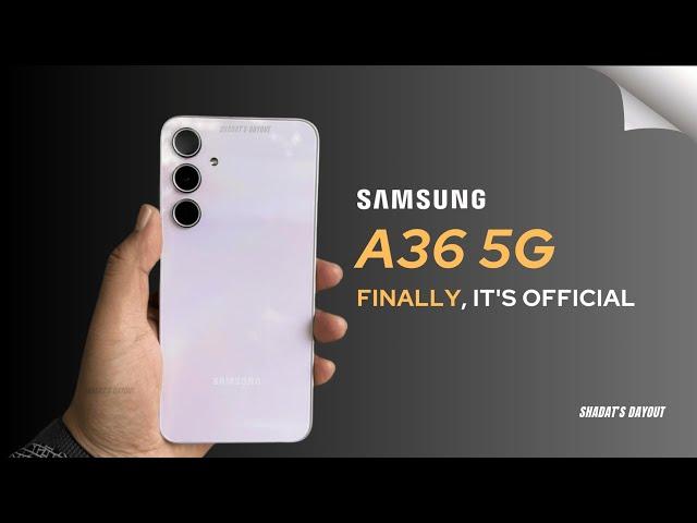 Samsung Galaxy A36 FIRST LOOK - Leaks & Rumors, Specs, Release Date