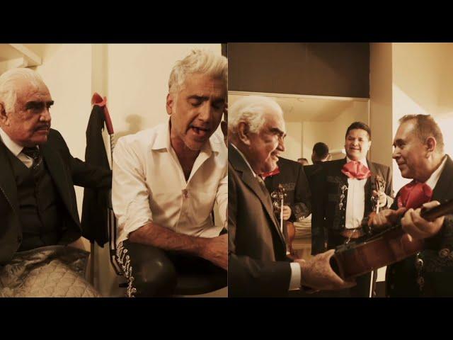 El día que Vicente Fernández sorprendió a Alejandro y los músicos en el camerino de Guadalajara.