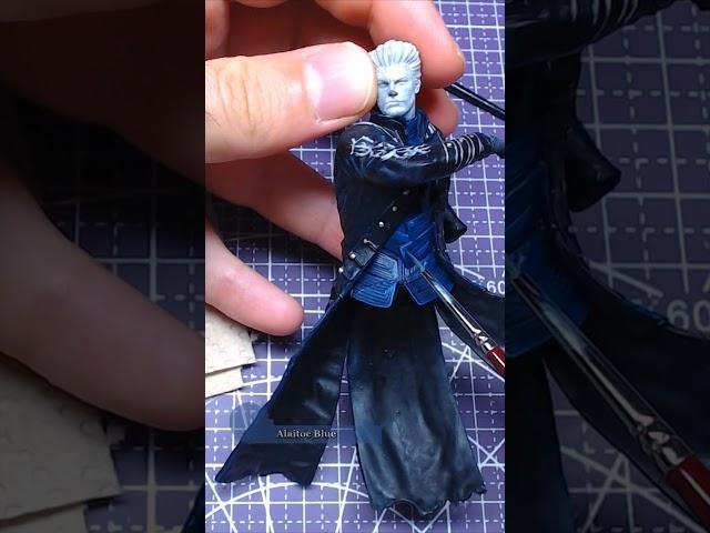 How to paint #Vergil from #dmc5 upper body part 2 #miniaturepainting